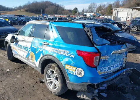 2023 Ford Explorer Xlt из США, поврежденный, VIN 1FMSK8DH7PGC39771